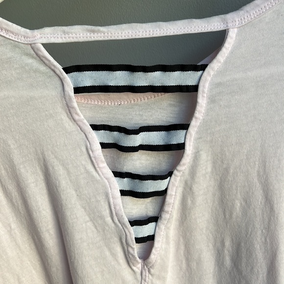 Sheer Oversized T-Shirt with Back Cutouts - Picture 3 of 5